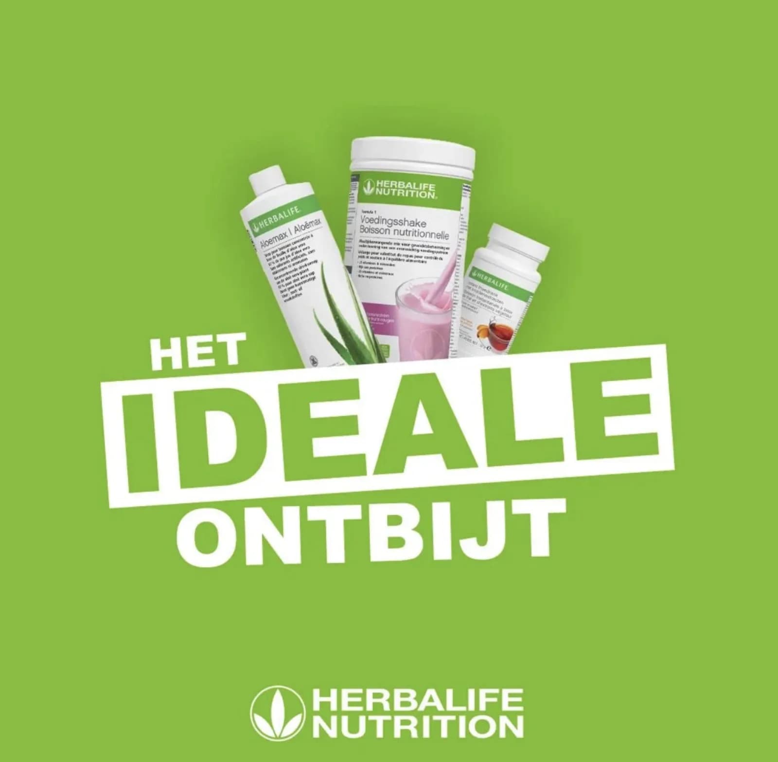 Welke Herbalife producten passen goed bij ontbijt?