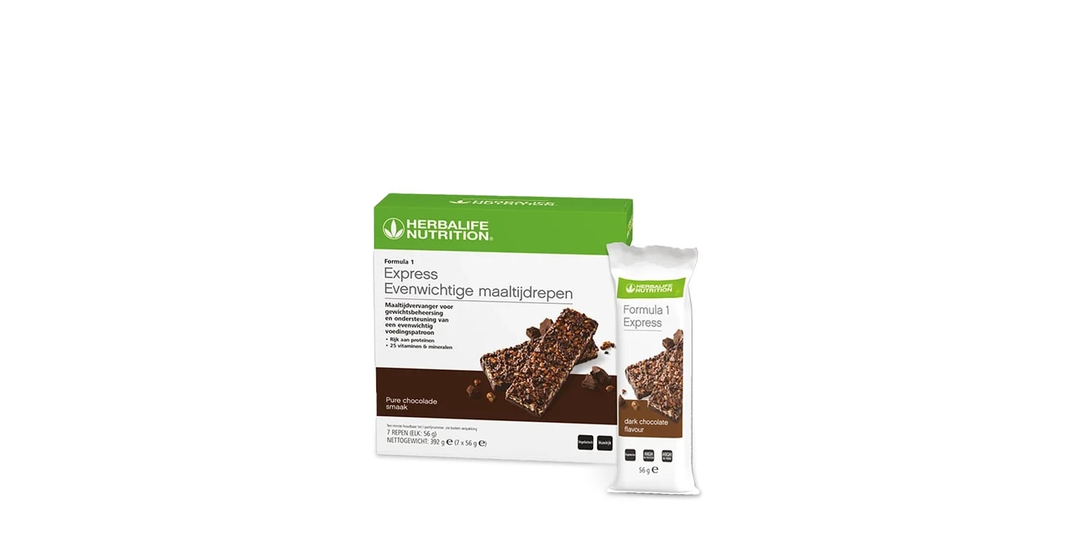 Formula 1 Express Maaltijdreep (7 repen) — Herbalife Ontbijt