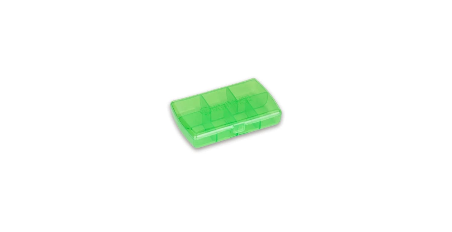 Tablettendoos - transparant groen, klein (9,20 x 5,90 x 1,90 cm) — Herbalife Accessoires